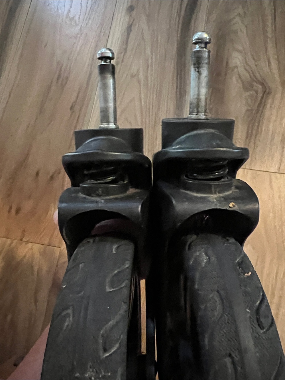 Mockingbird Replacement Black Stroller Front Wheels (Pair) - Picture 4 of 6